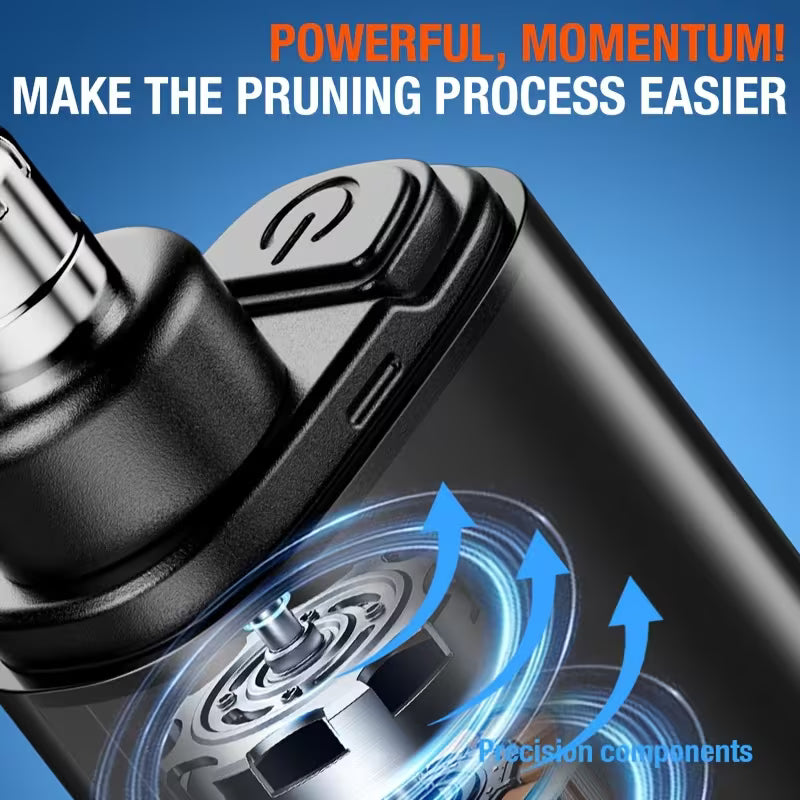 1pc Nose Hair Trimmer Mini Portable Fashion Power Digital Display USB Charging