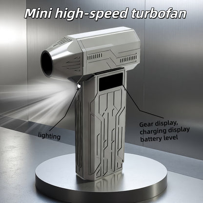 Portable Electric Air Dust Collector & Turbo Air Blower – 4 Speed USB Rechargeable Mini Cleaning Blower