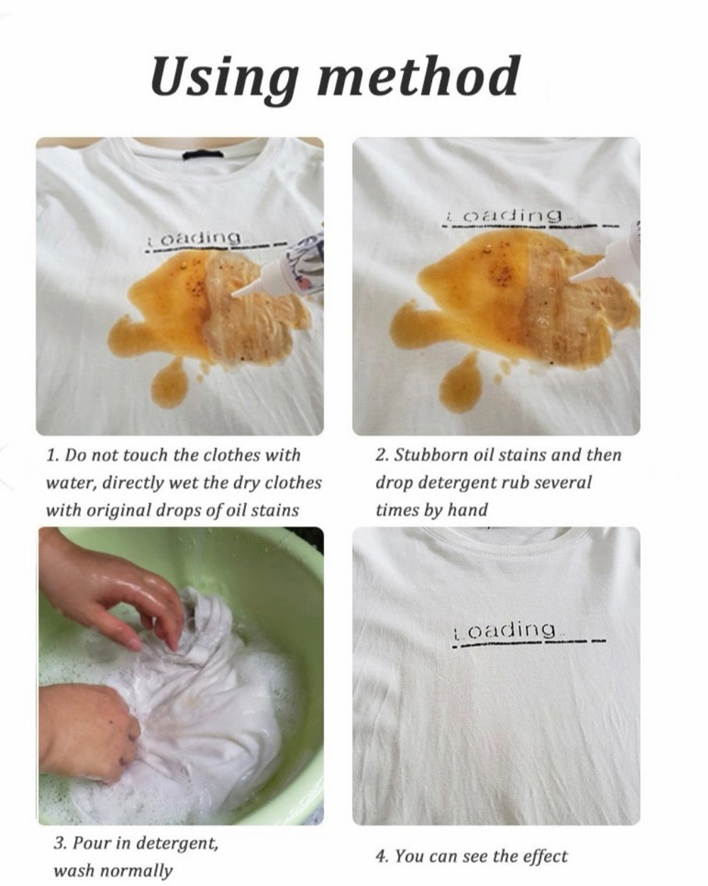 Oil Stain Remover