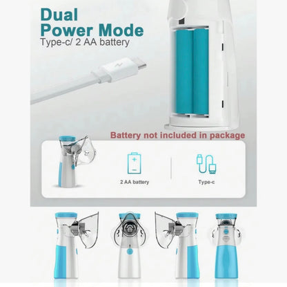 Portable Mesh Nebulizer – Handheld Respiratory Inhaler (HH-W302 Plus)