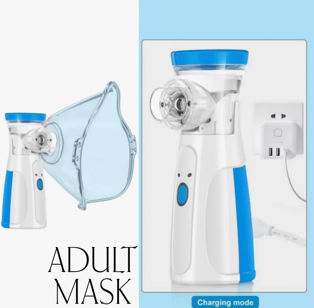 Portable Mesh Nebulizer – Handheld Respiratory Inhaler (HH-W302 Plus)