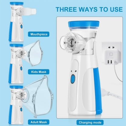 Portable Mesh Nebulizer – Handheld Respiratory Inhaler (HH-W302 Plus)