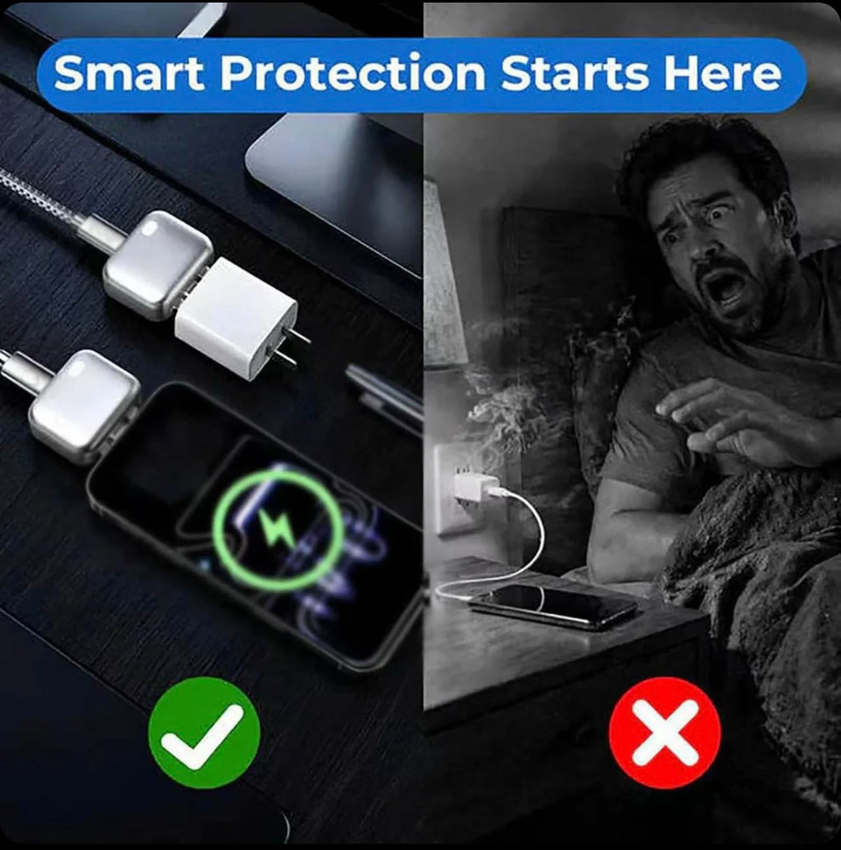 StopCharge Pro – Smart Auto-Cutoff Charging Adapter