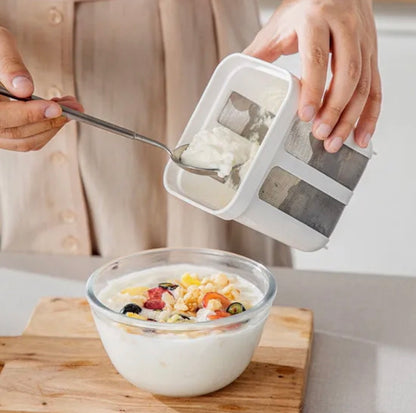 Self-Straining Yogurt Maker & Storage Container
