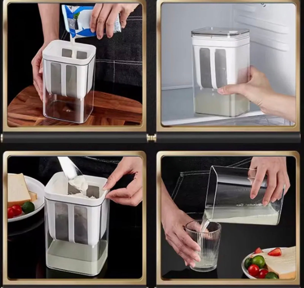 Self-Straining Yogurt Maker & Storage Container
