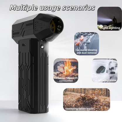 Portable Electric Air Dust Collector & Turbo Air Blower – 4 Speed USB Rechargeable Mini Cleaning Blower
