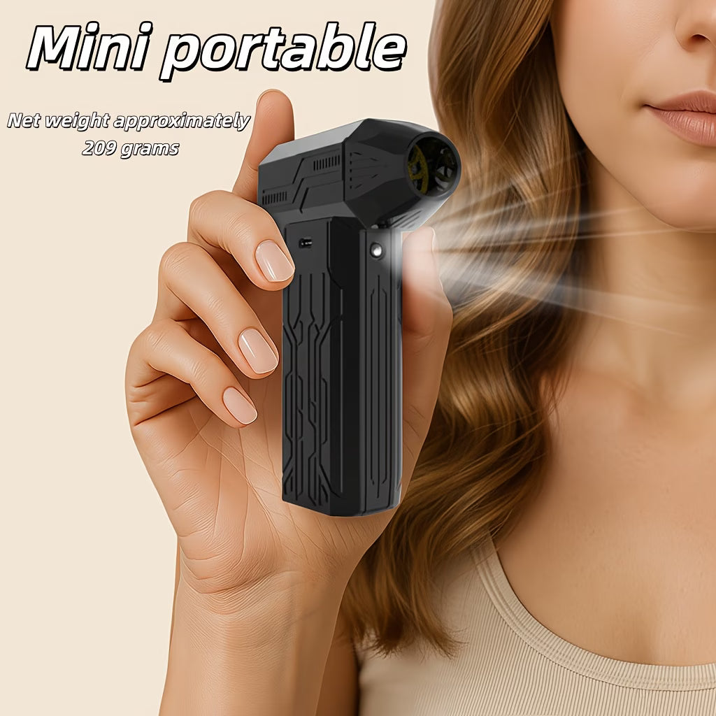 Portable Electric Air Dust Collector & Turbo Air Blower – 4 Speed USB Rechargeable Mini Cleaning Blower