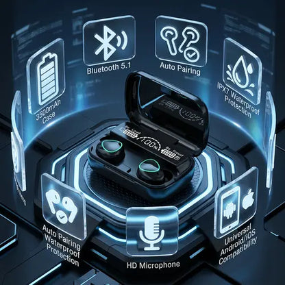 M10 TWS Wireless Bluetooth Earbuds
