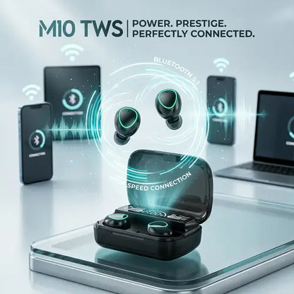 M10 TWS Wireless Bluetooth Earbuds